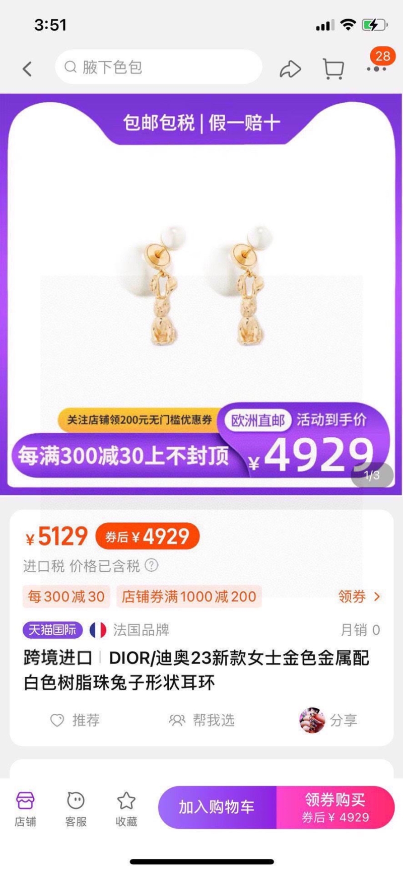 chr1st1an D10r earrings